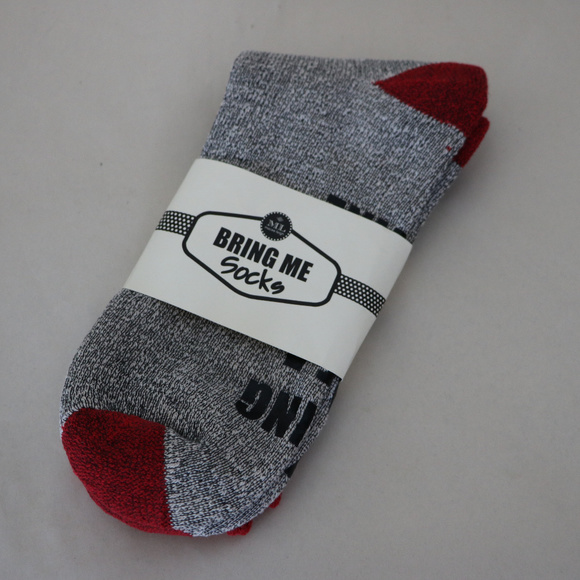 Red Toe Socks - Bring me a Glass of Wine - Picture 2 of 2